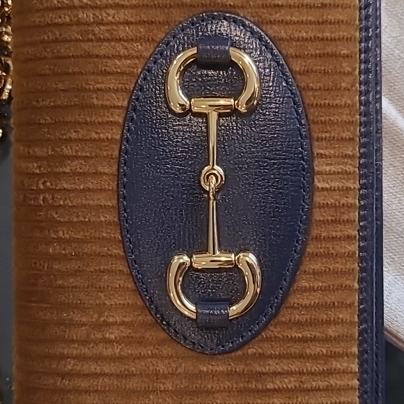 GUCCI HORSEBIT 1955 WALLET WITH CHAIN - BROWN - Picture 12 of 15